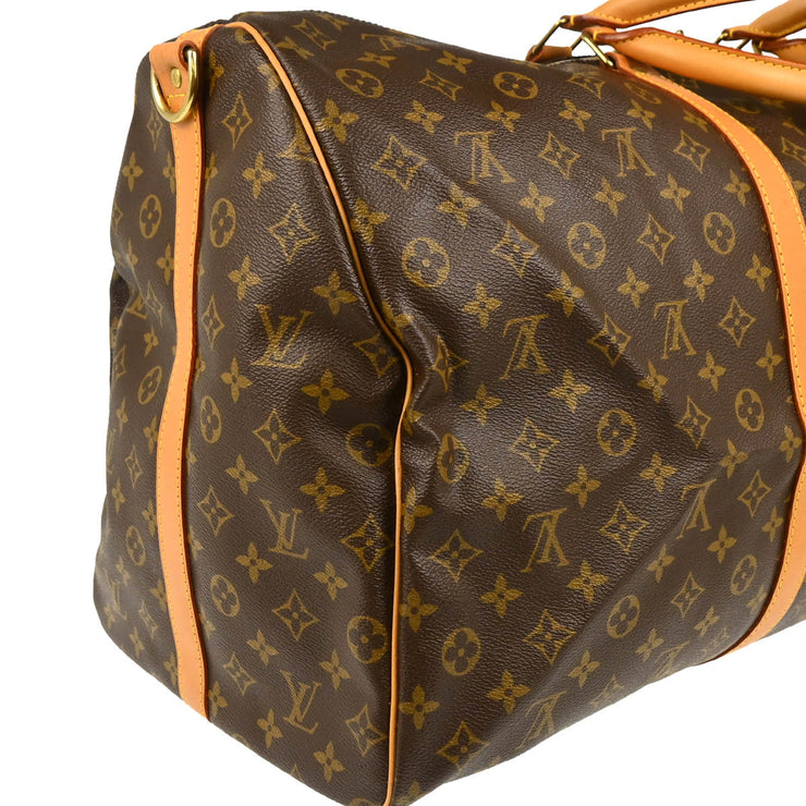 Louis Vuitton 1996 Monogram Keepall Bandouliere 60 Duffle Bag M41412