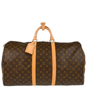 Louis Vuitton 2004 Monogram Keepall 55 Travel Duffle Handbag M41424