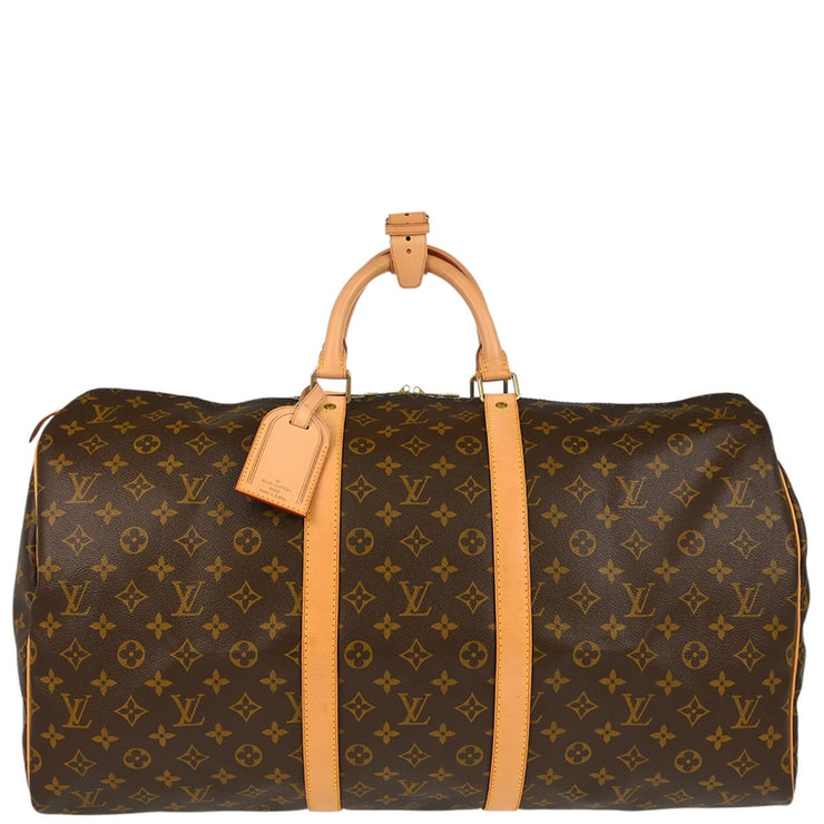 Louis Vuitton 2004 Monogram Keepall 55 Travel Duffle Handbag M41424