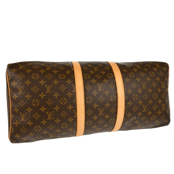 Louis Vuitton 2004 Monogram Keepall 55 Travel Duffle Handbag M41424