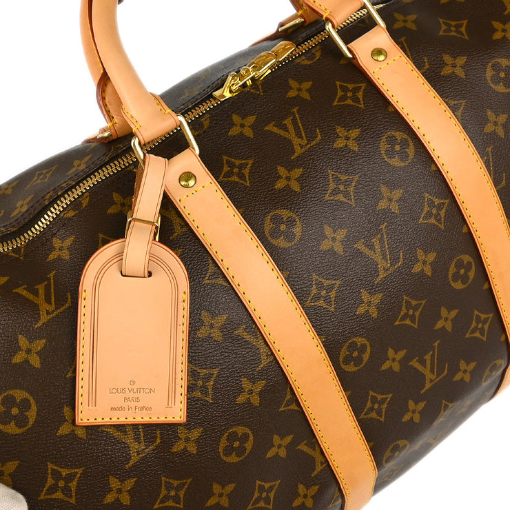 Louis Vuitton 2004 Monogram Keepall 55 Travel Duffle Handbag M41424