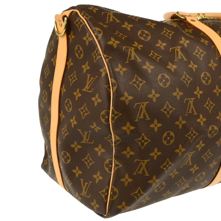 Louis Vuitton 2000 Monogram Keepall Bandouliere 55 Duffle Bag M41414