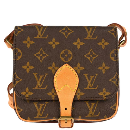 Louis Vuitton 1991 Monogram Cartouchiere PM Shoulder Bag M51254