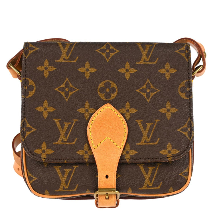 Louis Vuitton 1991 Monogram Cartouchiere PM Shoulder Bag M51254