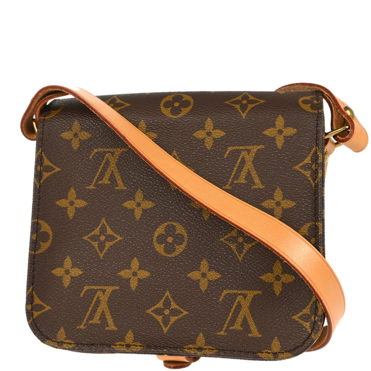 Louis Vuitton 1991 Monogram Cartouchiere PM Shoulder Bag M51254