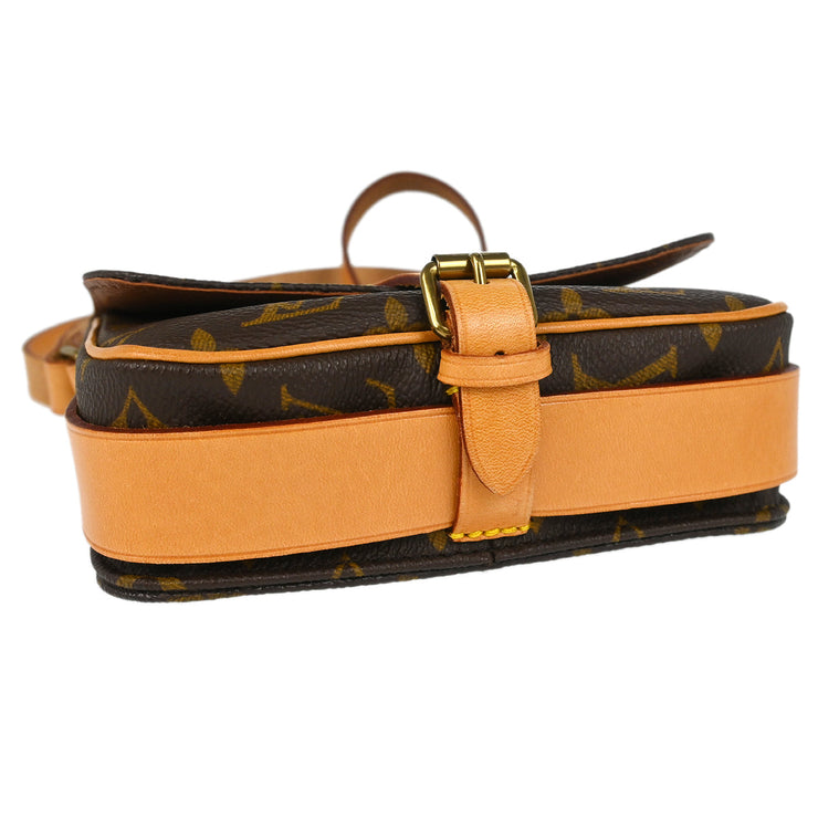 Louis Vuitton 1991 Monogram Cartouchiere PM Shoulder Bag M51254