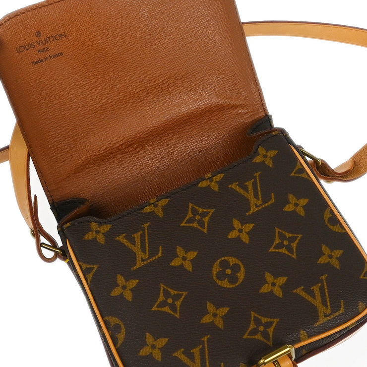 Louis Vuitton 1991 Monogram Cartouchiere PM Shoulder Bag M51254