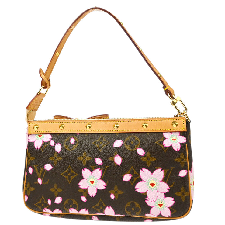 Louis Vuitton 2003 Cherry Blossom Pochette Accessoires Handbag M92006