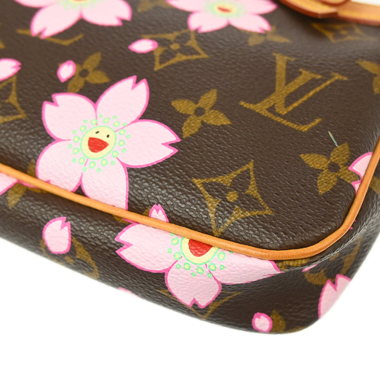 Louis Vuitton 2003 Cherry Blossom Pochette Accessoires Handbag M92006