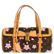 Louis Vuitton 2003 Monogram Cherry Blossom Papillon Handbag M92009