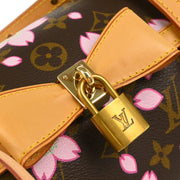 Louis Vuitton 2003 Monogram Cherry Blossom Papillon Handbag M92009