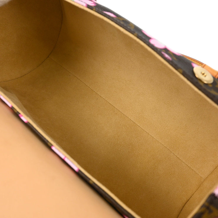 Louis Vuitton 2003 Monogram Cherry Blossom Papillon Handbag M92009