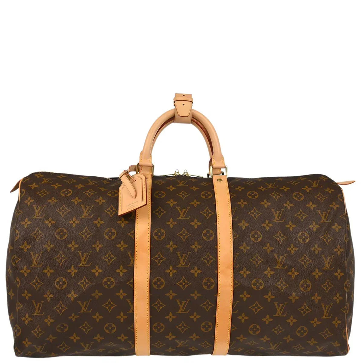 Louis Vuitton 2000 Monogram Keepall 55 Travel Duffle Handbag M41424