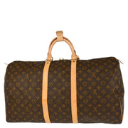 Louis Vuitton 2000 Monogram Keepall 55 Travel Duffle Handbag M41424
