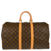 Louis Vuitton 1995 Monogram Keepall 45 Travel Duffle Handbag M41428