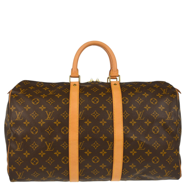 Louis Vuitton 1995 Monogram Keepall 45 Travel Duffle Handbag M41428