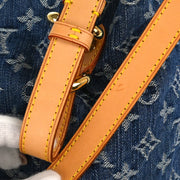 Louis Vuitton 2006 Blue Monogram Denim Sac a Dos GM Backpack M95056