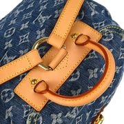 Louis Vuitton 2006 Blue Monogram Denim Sac a Dos GM Backpack M95056