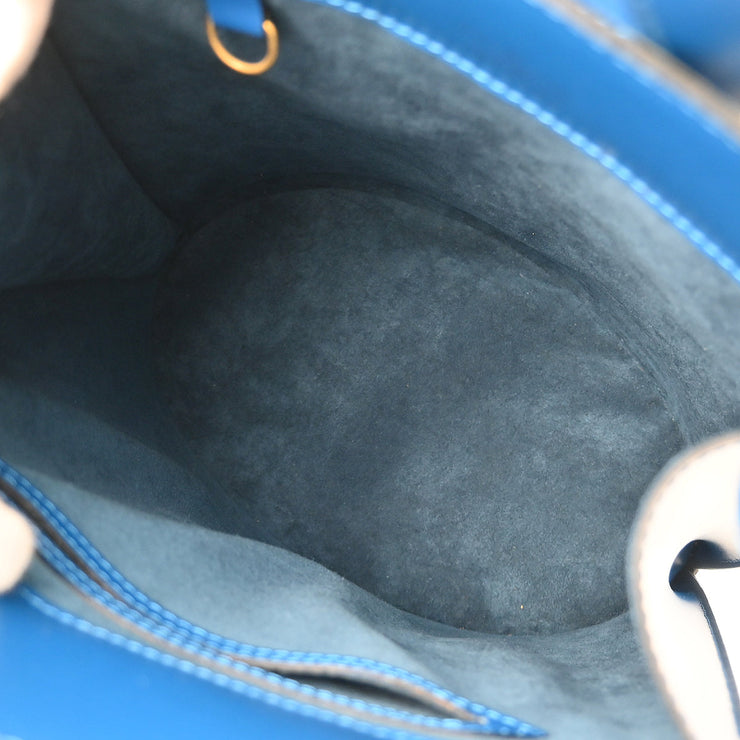 Louis Vuitton 1995 Blue Epi Cluny Shoulder Bag M52255