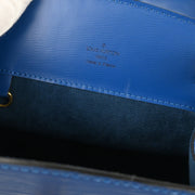 Louis Vuitton 1995 Blue Epi Cluny Shoulder Bag M52255