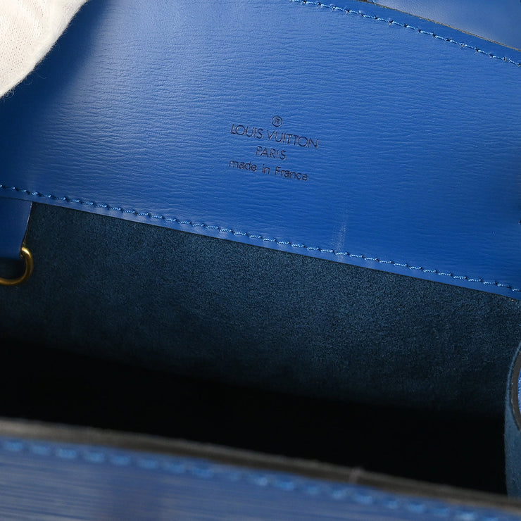 Louis Vuitton 1995 Blue Epi Cluny Shoulder Bag M52255