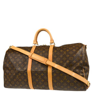 Louis Vuitton 1997 Monogram Keepall Bandouliere 55 Duffle Bag M41414