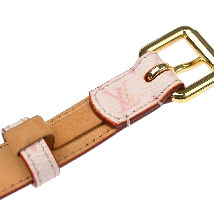 Louis Vuitton 2003 Cherry Blossom Ceinture Belt M9273W #80/32