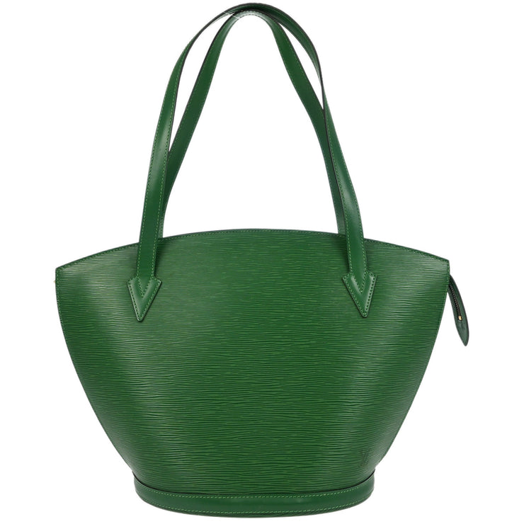 Louis Vuitton 1995 Green Epi Saint Jacques Shopping Tote Bag M52264