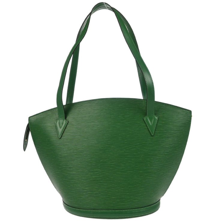 Louis Vuitton 1995 Green Epi Saint Jacques Shopping Tote Bag M52264