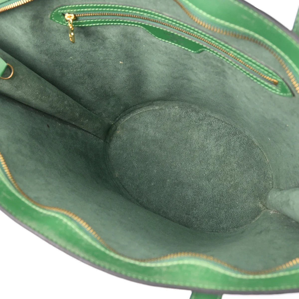 Louis Vuitton 1995 Green Epi Saint Jacques Shopping Tote Bag M52264