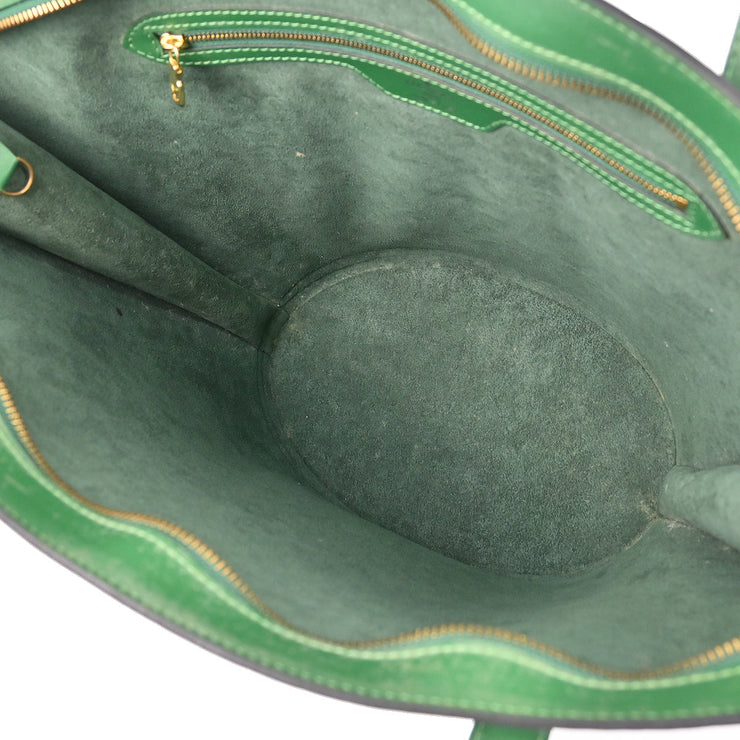 Louis Vuitton 1995 Green Epi Saint Jacques Shopping Tote Bag M52264