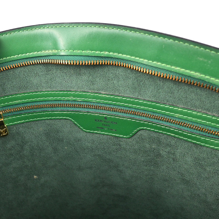Louis Vuitton 1995 Green Epi Saint Jacques Shopping Tote Bag M52264