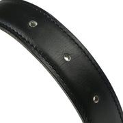 Hermes Black Box Calf Constance Reversible Belt #70 Small Good