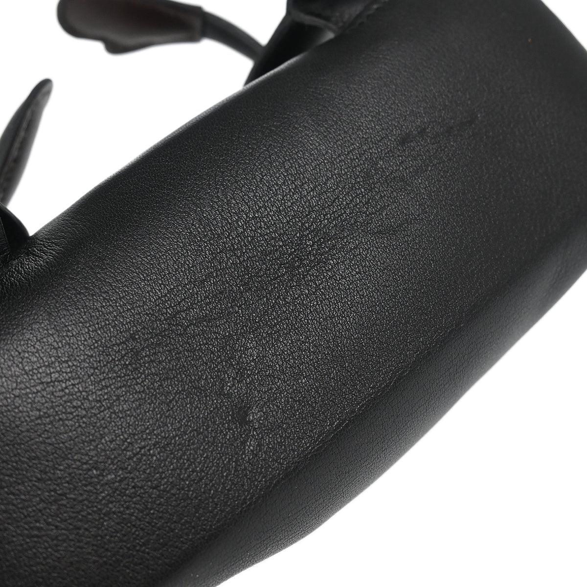 Hermes * Black Gulliver Kelly Doll Handbag