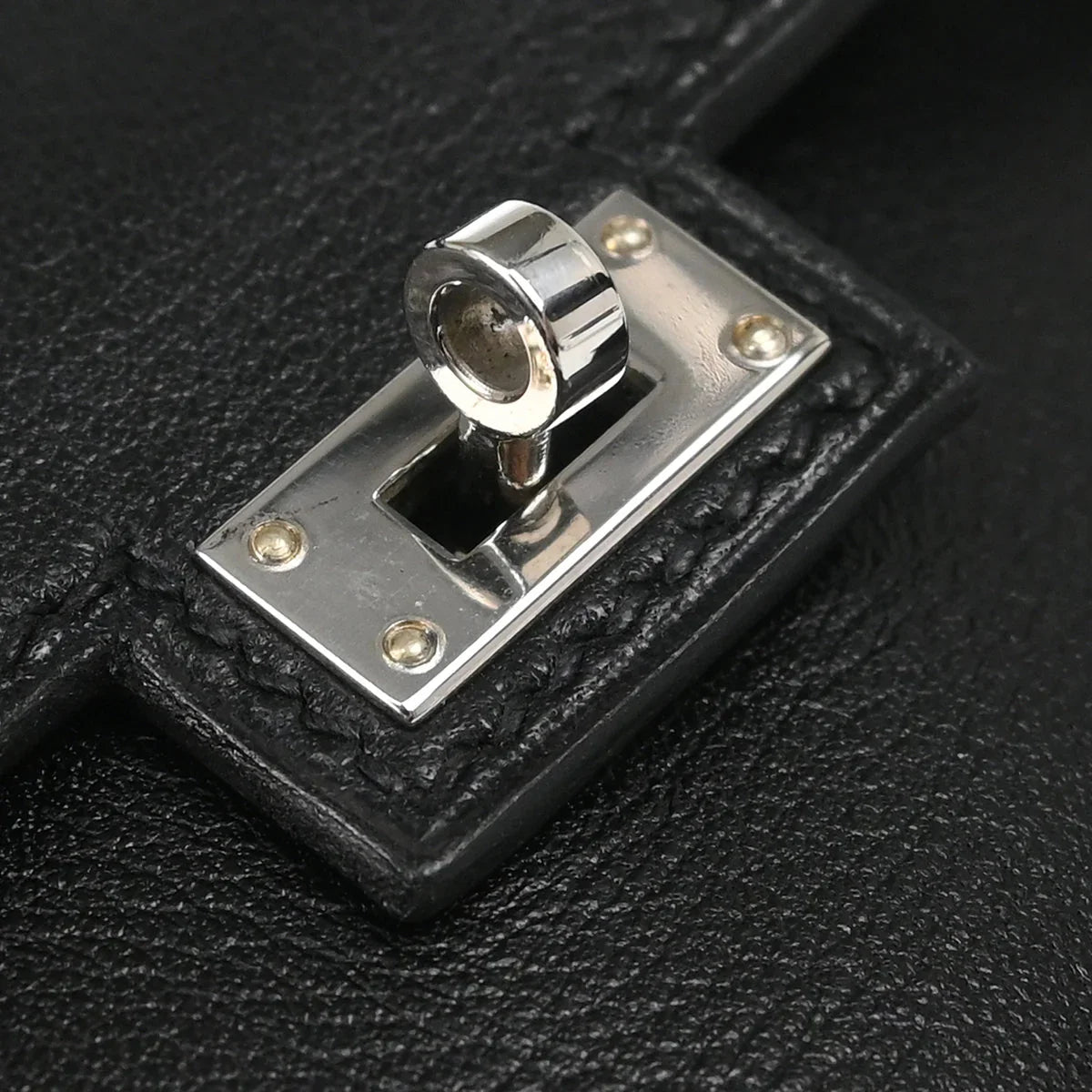 Hermes * Black Gulliver Kelly Doll Handbag