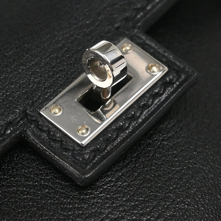 Hermes * Black Gulliver Kelly Doll Handbag