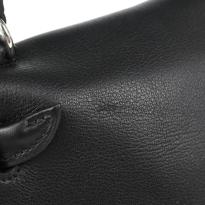 Hermes * Black Gulliver Kelly Doll Handbag