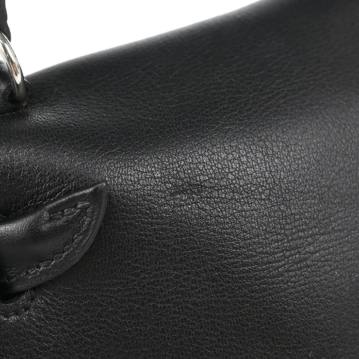 Hermes * Black Gulliver Kelly Doll Handbag