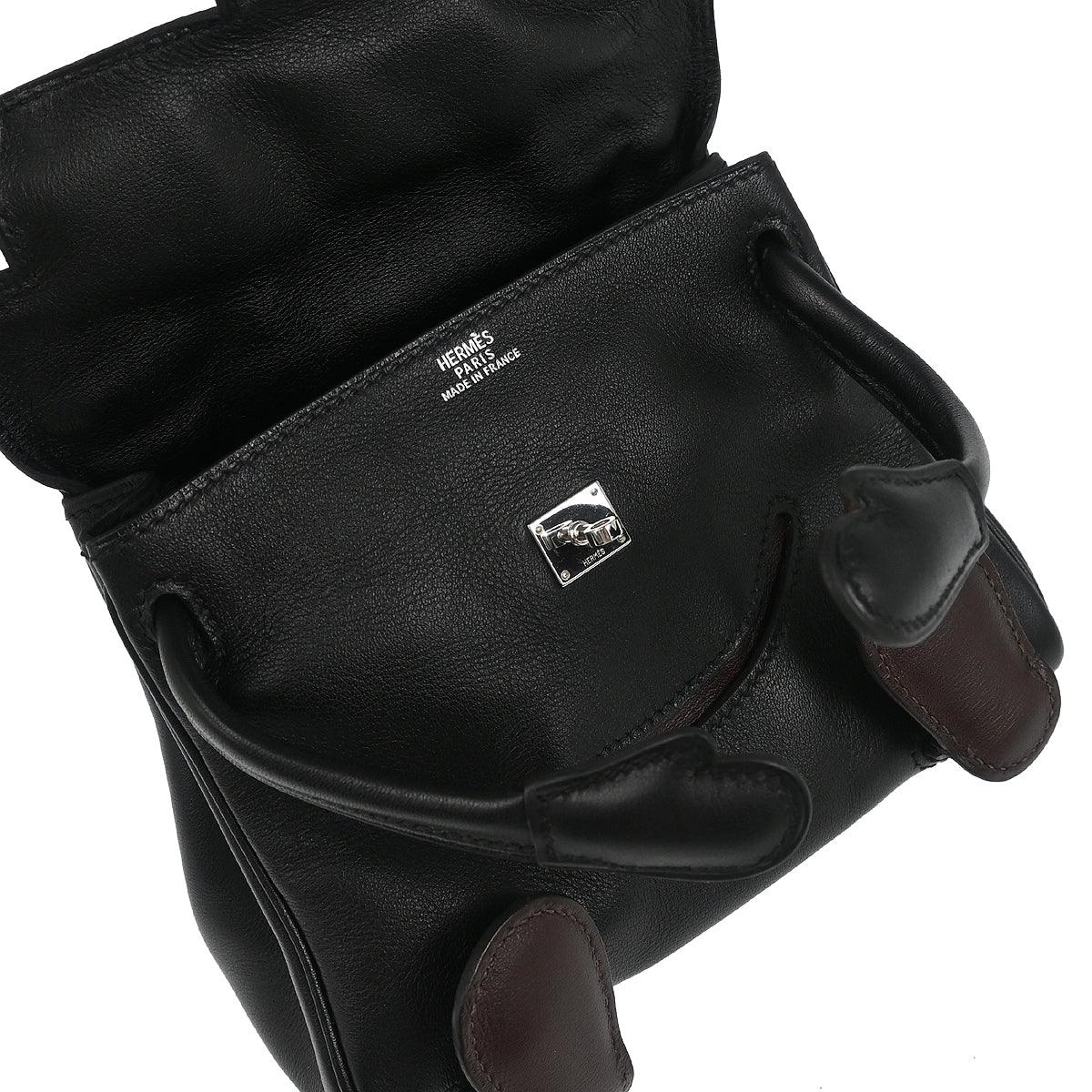 Hermes * Black Gulliver Kelly Doll Handbag
