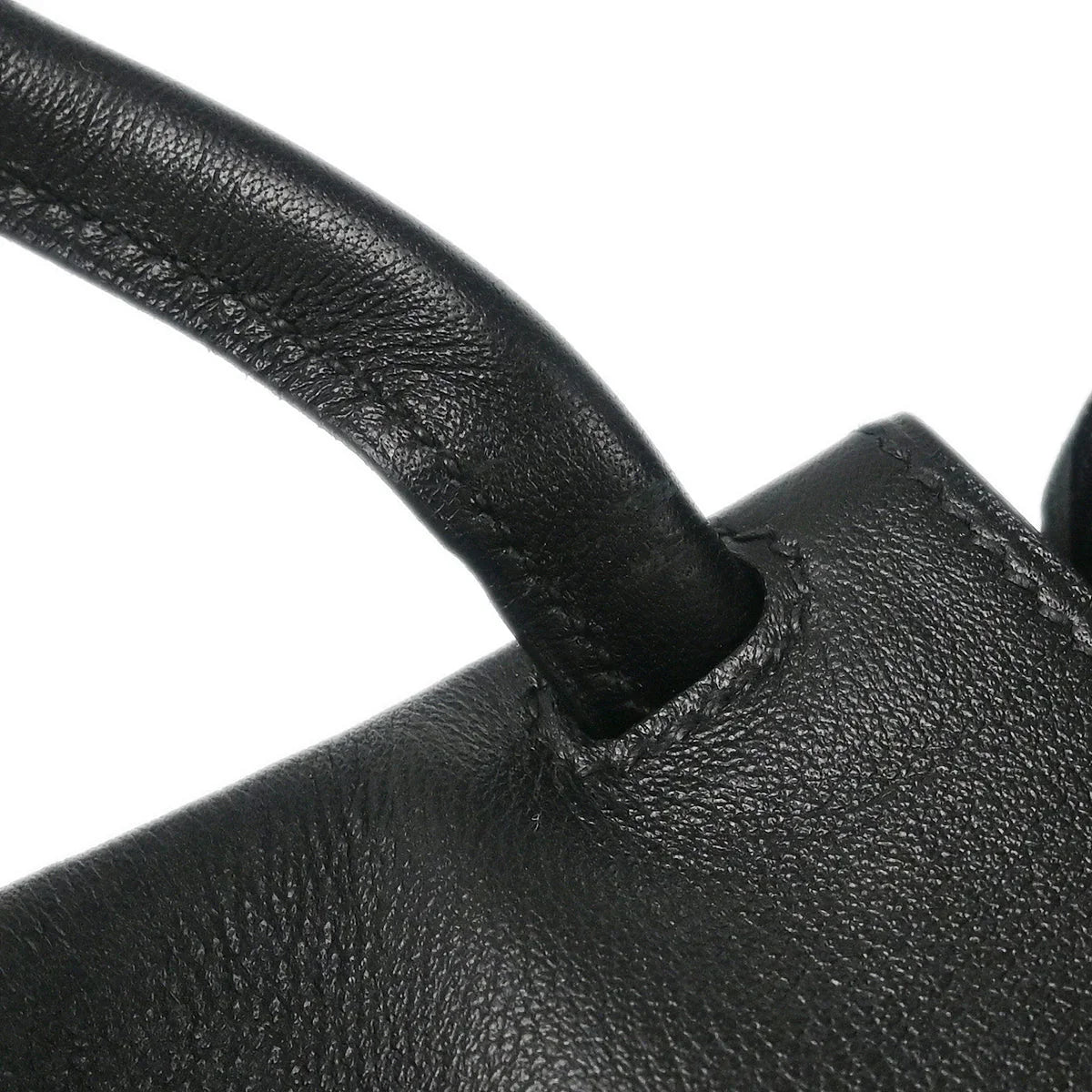 Hermes * Black Gulliver Kelly Doll Handbag