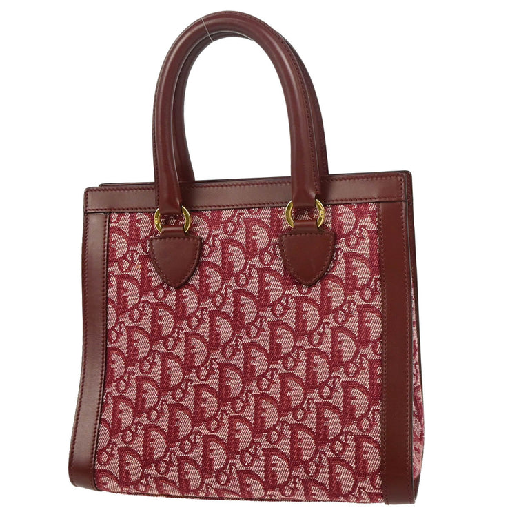 Christian Dior 2002 Bordeaux Trotter Tote Handbag