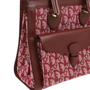 Christian Dior 2002 Bordeaux Trotter Tote Handbag