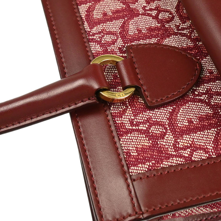 Christian Dior 2002 Bordeaux Trotter Tote Handbag