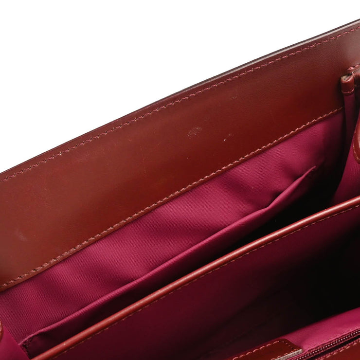 Christian Dior 2002 Bordeaux Trotter Tote Handbag