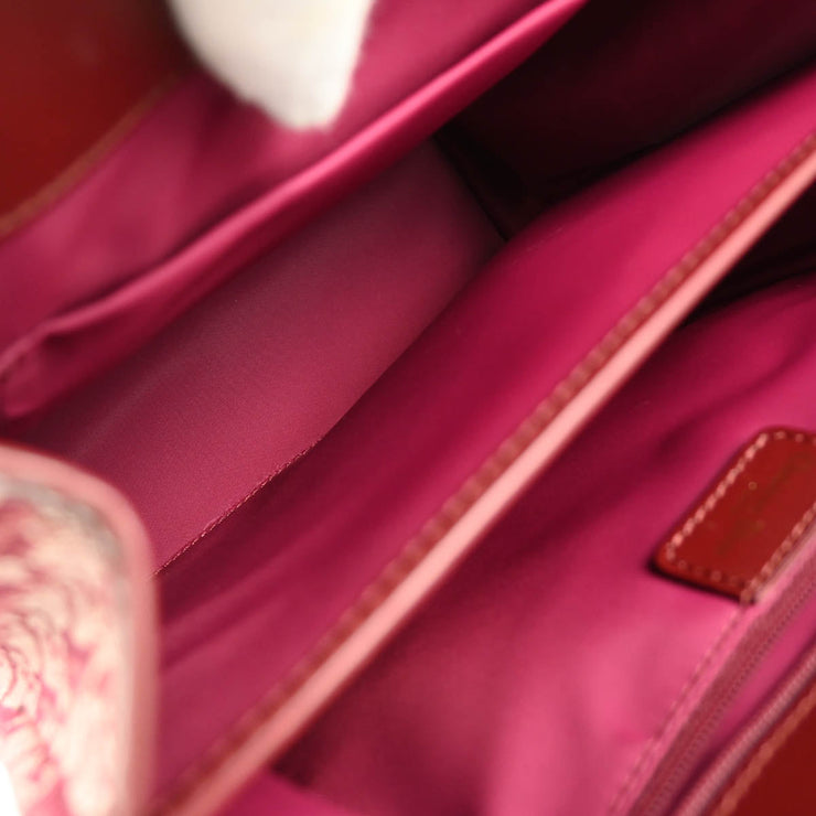 Christian Dior 2002 Bordeaux Trotter Tote Handbag