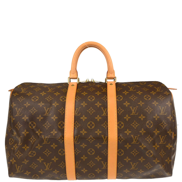 Louis Vuitton 1995 Monogram Keepall 45 Travel Duffle Handbag M41428