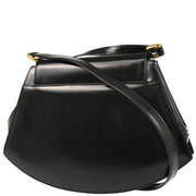 Gucci Black Leather Bow Shoulder Bag