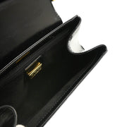 Gucci Black Leather Bow Shoulder Bag