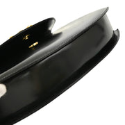 Gucci Black Leather Bow Shoulder Bag