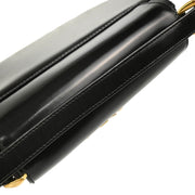 Gucci Black Leather Bow Shoulder Bag